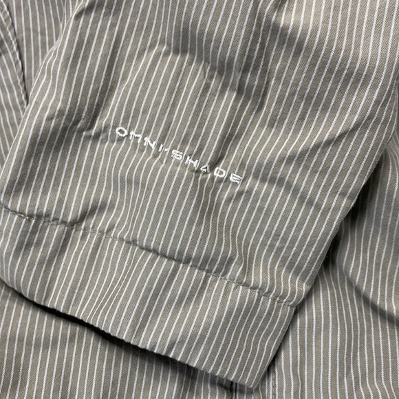 Columbia Full Zip Pin Striped Omnishade Jacket Medium - Picture 3 of 6